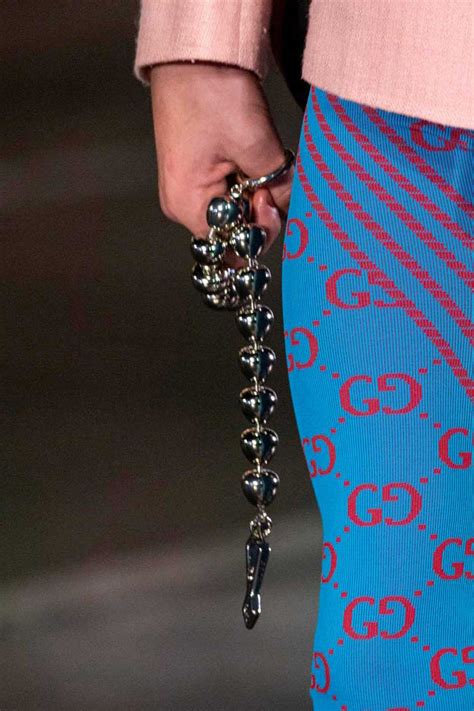 gucci anal beads|This mannequin at Gucci is wearing a butt plug as a necklace.